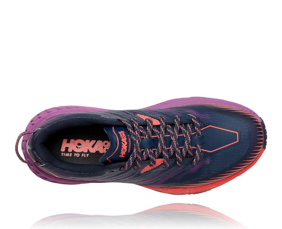 Hoka One One Spor Ayakkabı Kadın Lacivert - Speedgoat 4 - IS2954670